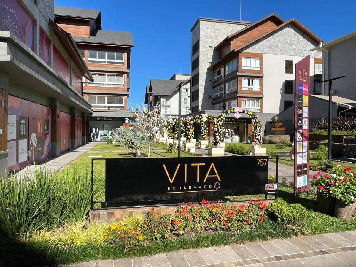 Ferienwohnung Loft Novo Aconchegante A 500M Da Rua Coberta Gramado Exterior foto